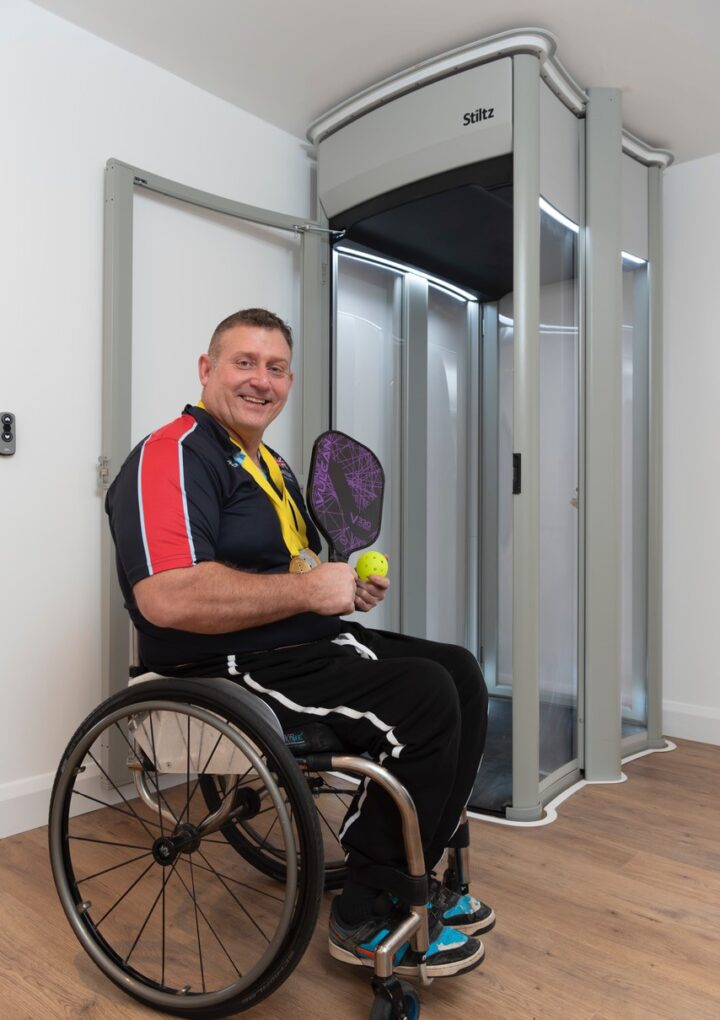 How a para-sports champion has made his four-storey home accessible with a homelift